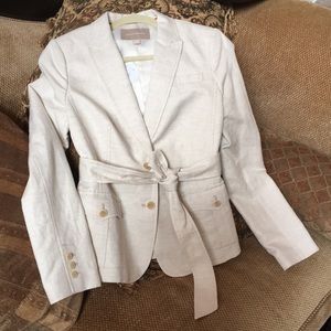 Banana Republic Cotton Linen Blazer